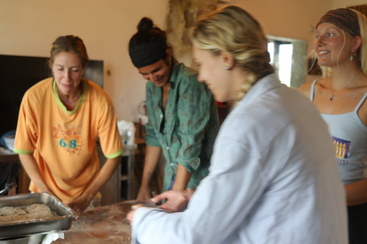 People preparing a meal