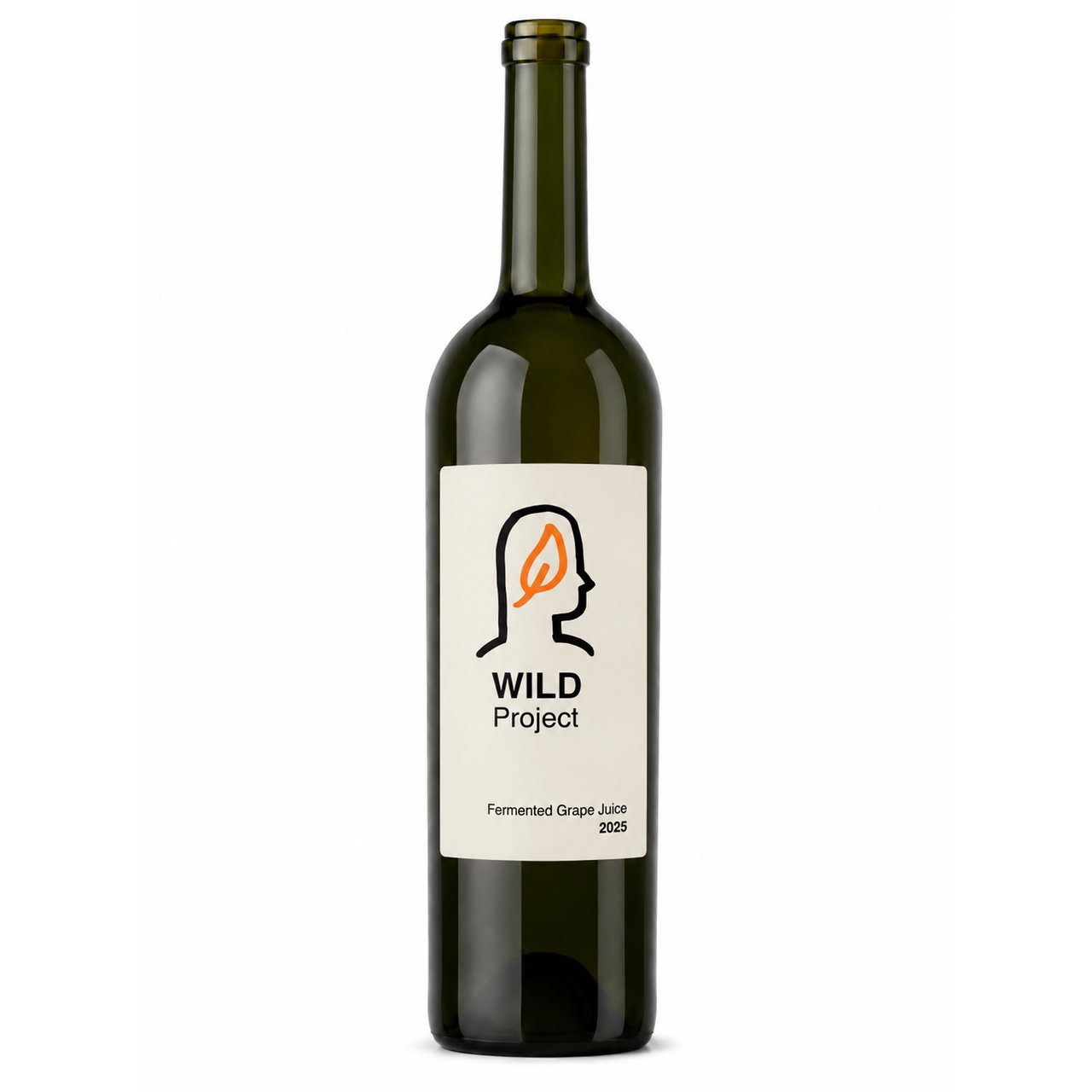 Bottle of fermented grape juice